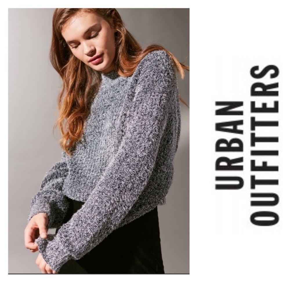 NWT Urban Outfitters Elisabeth Metallic Sweater. Size S-P Retail $69